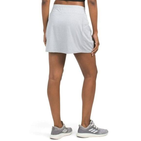 New Kyodan Women's Built-in Shorts Elastic Waistband Zippered Pocket Skort - Picture 4 of 9